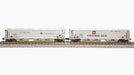 BLI (Broadway Limited Imports) 7265 N Scale H32 Covered Hopper FMC Chemicals SHPX (2 Pack)