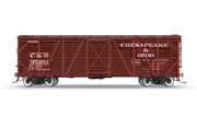 BLI HO Scale 40' Wood Stock Car Chesapeake & Ohio C&O with Sounds
