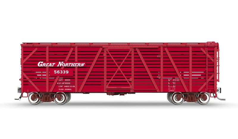 BLI HO Scale 40' Wood Stock Car Great Northern GN with Sounds