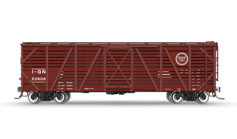 BLI HO Scale 40' Wood Stock Car Missouri Pacific MP with Sounds