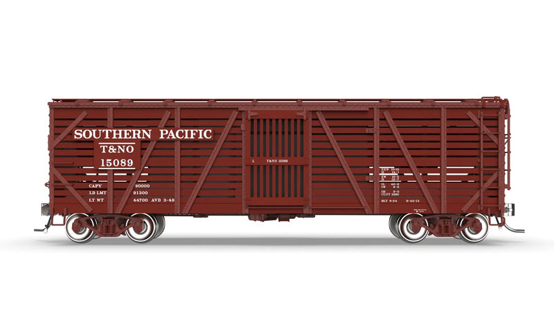 BLI HO Scale 40' Wood Stock Car Southern Pacific SP with Sounds