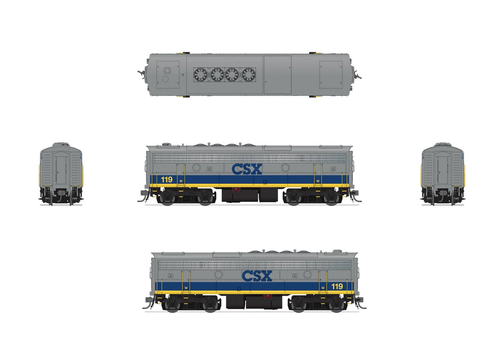 BLI HO Scale EMD F3B Diesel CSXT