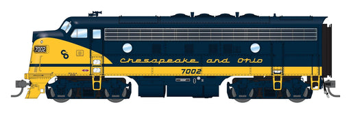 BLI HO Scale EMD F7A Diesel Chesapeake & Ohio C&O