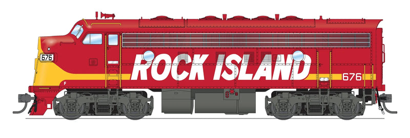 BLI HO Scale EMD F7A Diesel Rock Island RI