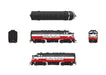 BLI HO Scale EMD F7A Diesel Western Maryland "Circus Red/White/Black) WM