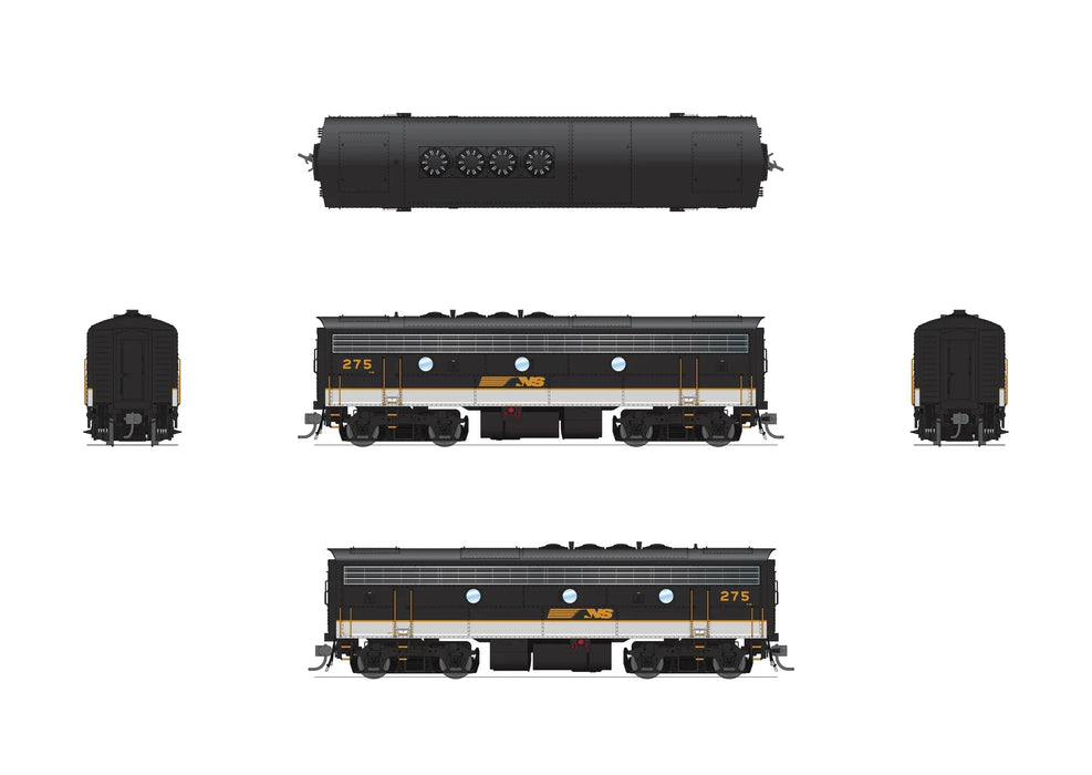 BLI HO Scale EMD F7B Diesel Norfolk Southern NS