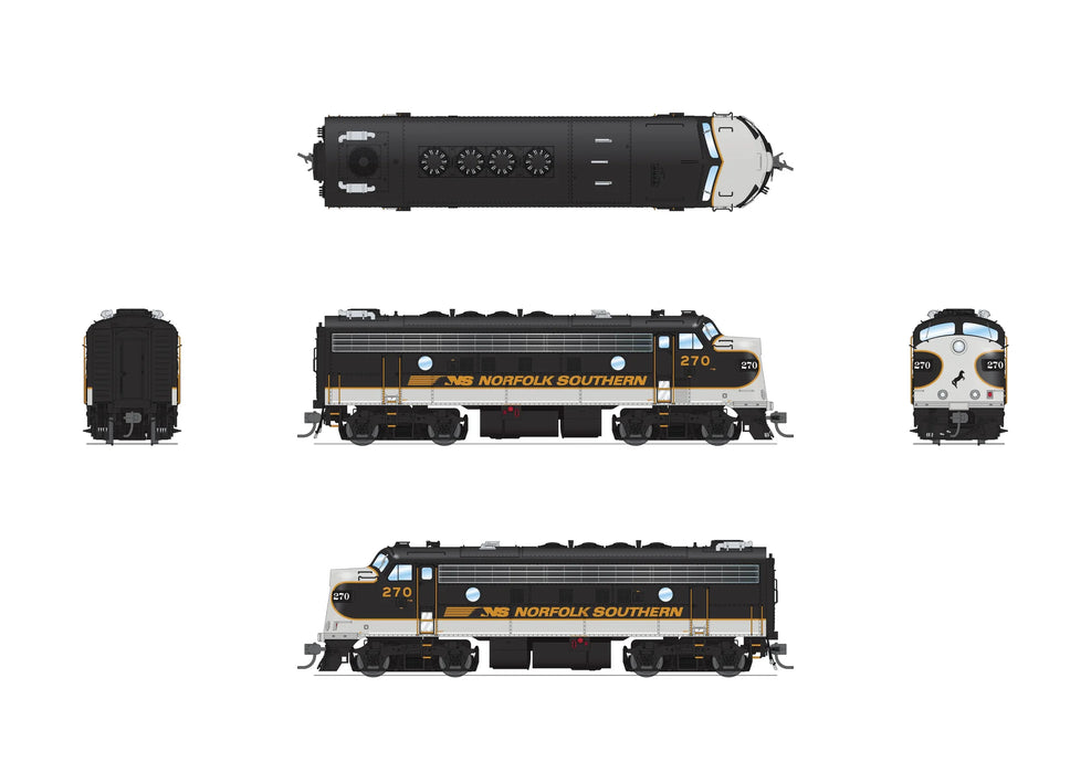 BLI HO Scale EMD F9A Diesel Norfolk Southern NS