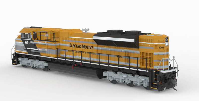 BLI HO Scale EMD SD70ACe EMD 1201 Demo Progress Rail Yellow Scheme