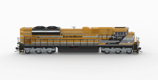BLI HO Scale EMD SD70ACe EMD 1201 Demo Progress Rail Yellow Scheme