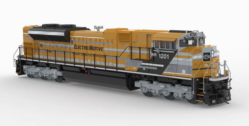 BLI HO Scale EMD SD70ACe EMD 1201 Demo Progress Rail Yellow Scheme