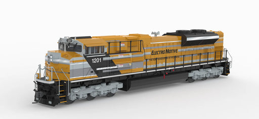 BLI HO Scale EMD SD70ACe EMD 1201 Demo Progress Rail Yellow Scheme