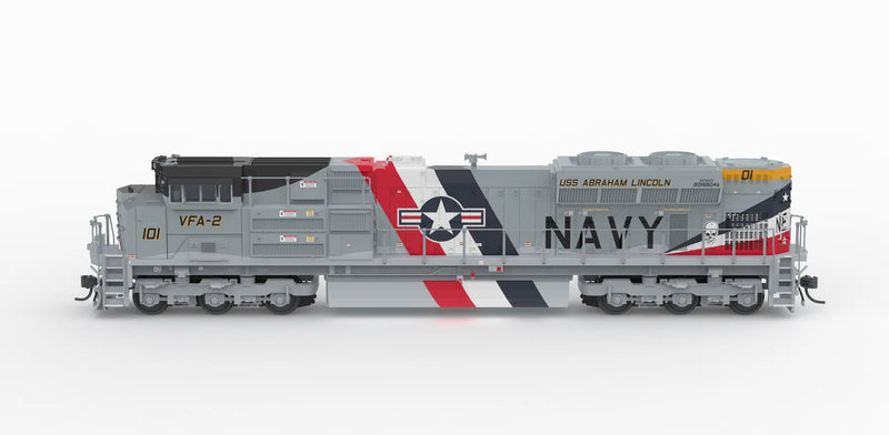 BLI 10442 HO Scale EMD SD70ACe US Navy #101 Fantasy Scheme Stealth DC