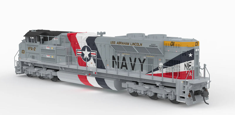 BLI 10442 HO Scale EMD SD70ACe US Navy #101 Fantasy Scheme Stealth DC