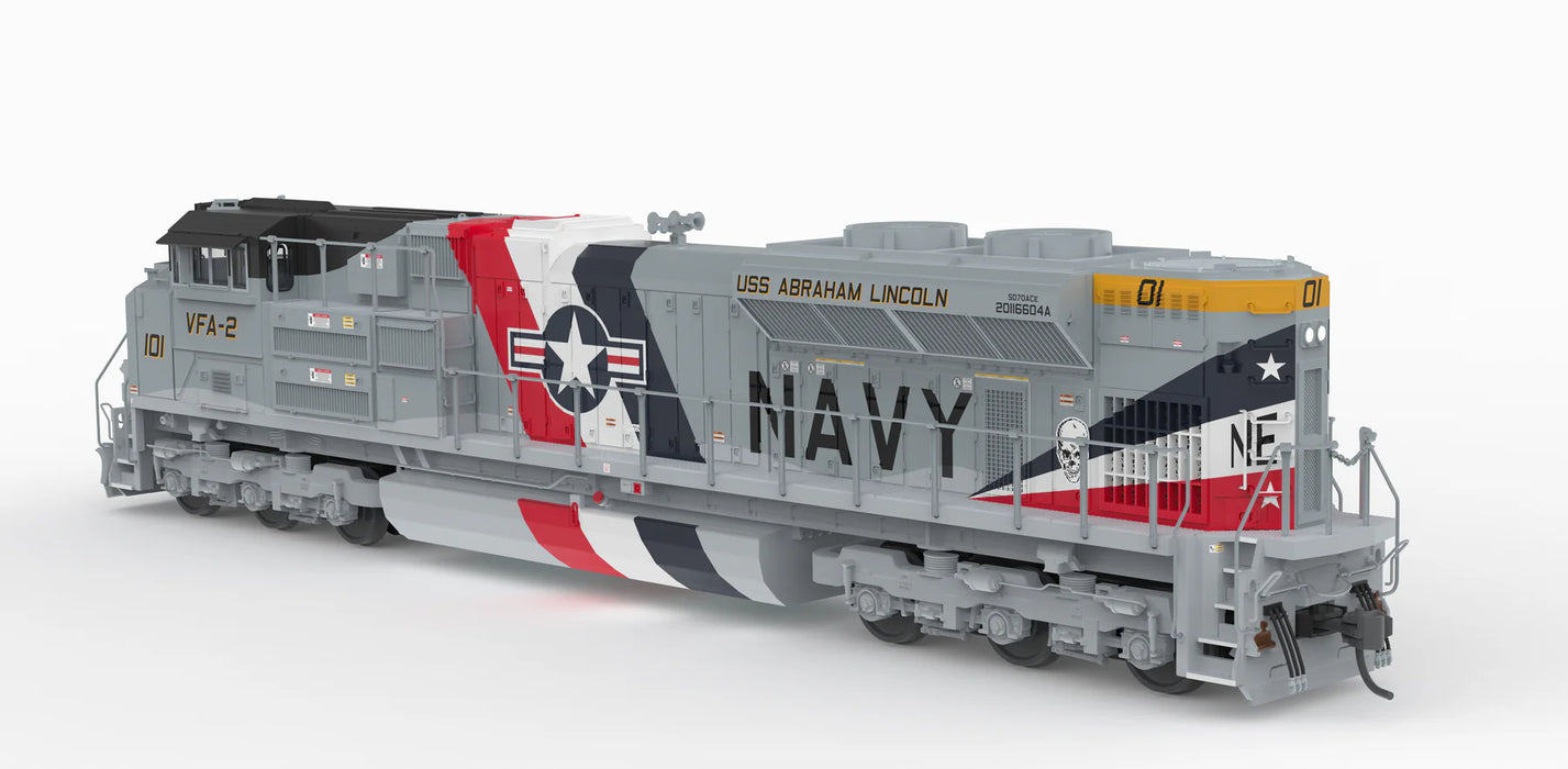 BLI 10442 HO Scale EMD SD70ACe US Navy #101 Fantasy Scheme Stealth DC