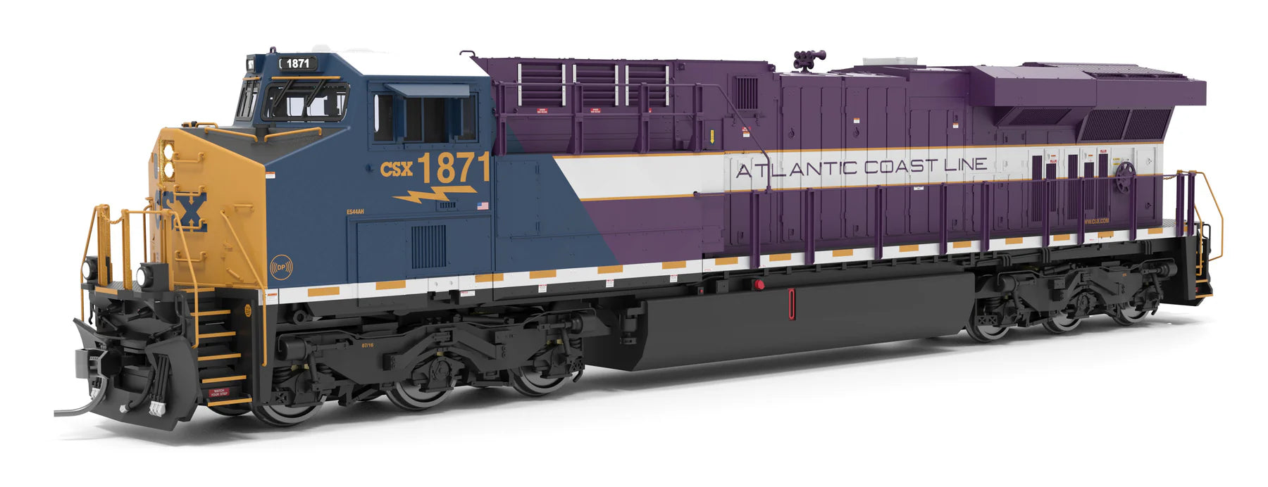 BLI HO Scale GE ES44AC GEVO CSX 1871 Atlantic Coast Line Heritage