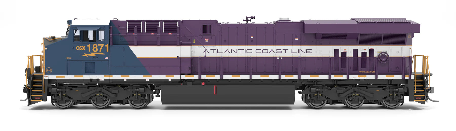 BLI HO Scale GE ES44AC GEVO CSX 1871 Atlantic Coast Line Heritage