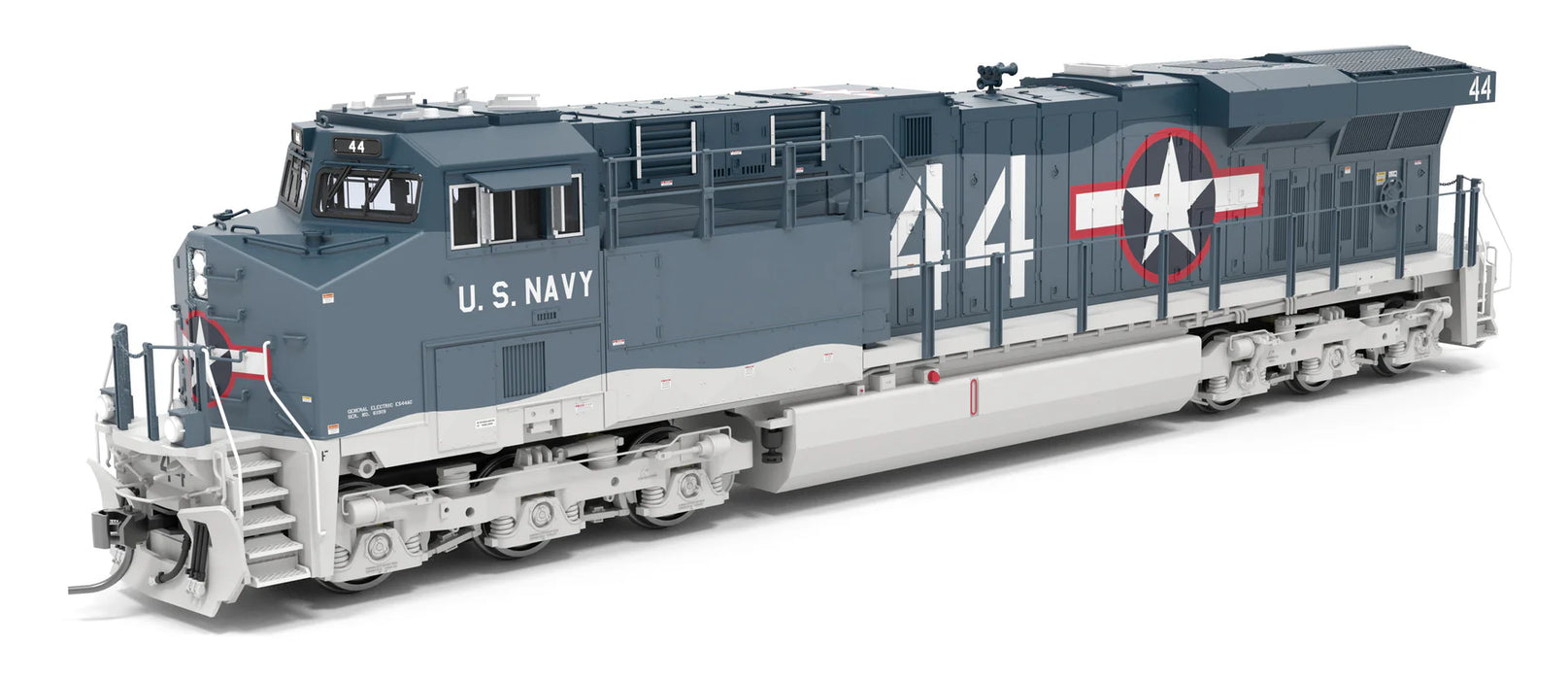 BLI HO Scale GE ES44AC GEVO US Navy #44 Fantasy Scheme