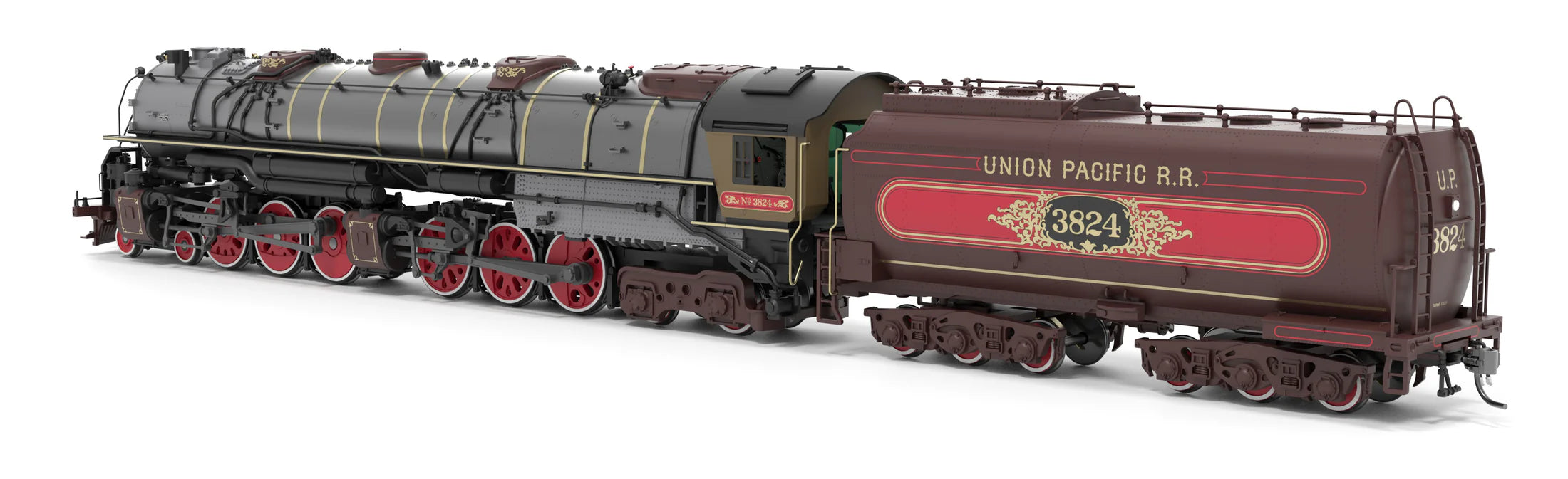 BLI HO Scale UP CSA-2 Early Challenger Union Pacific 3824 Fantasy 1800s Scheme
