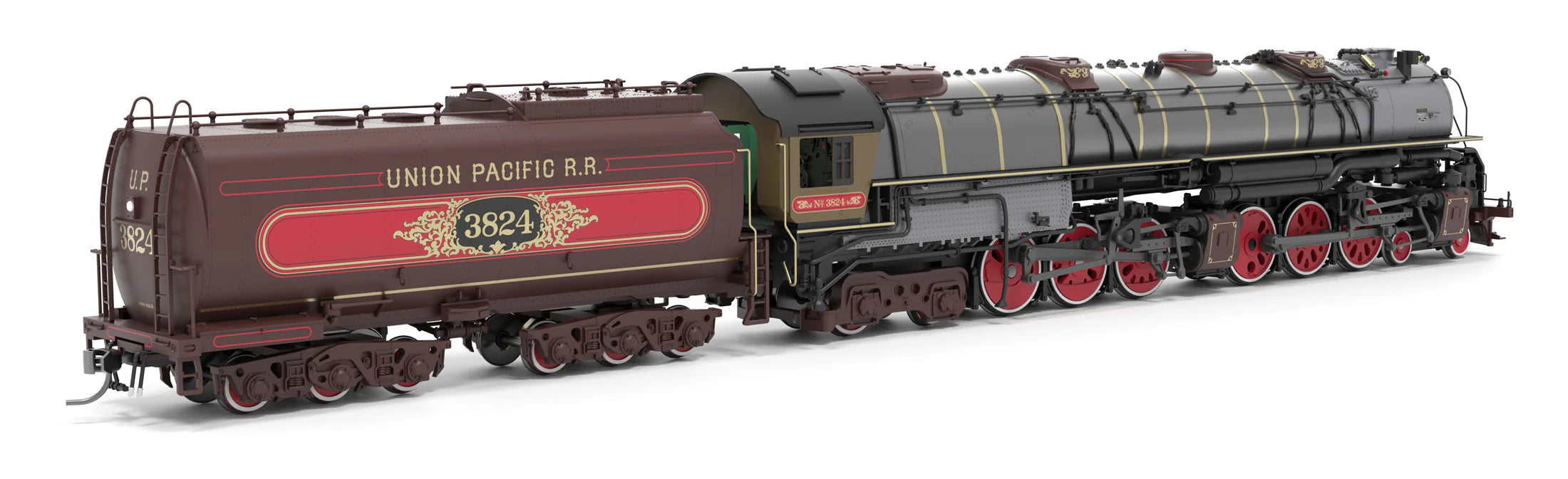 BLI HO Scale UP CSA-2 Early Challenger Union Pacific 3824 Fantasy 1800s Scheme