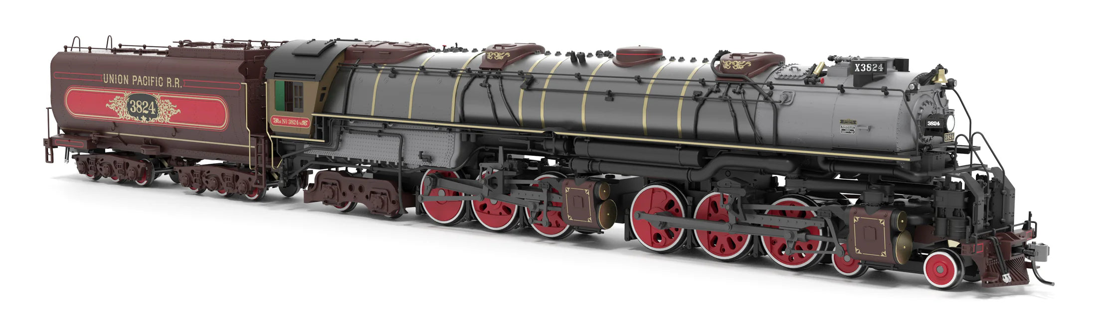BLI HO Scale UP CSA-2 Early Challenger Union Pacific 3824 Fantasy 1800s Scheme