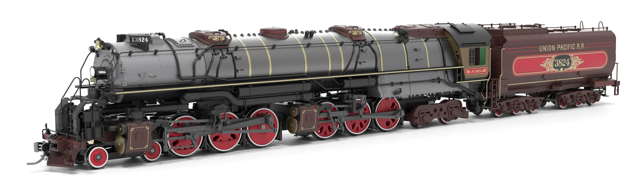 BLI HO Scale UP CSA-2 Early Challenger Union Pacific 3824 Fantasy 1800s Scheme