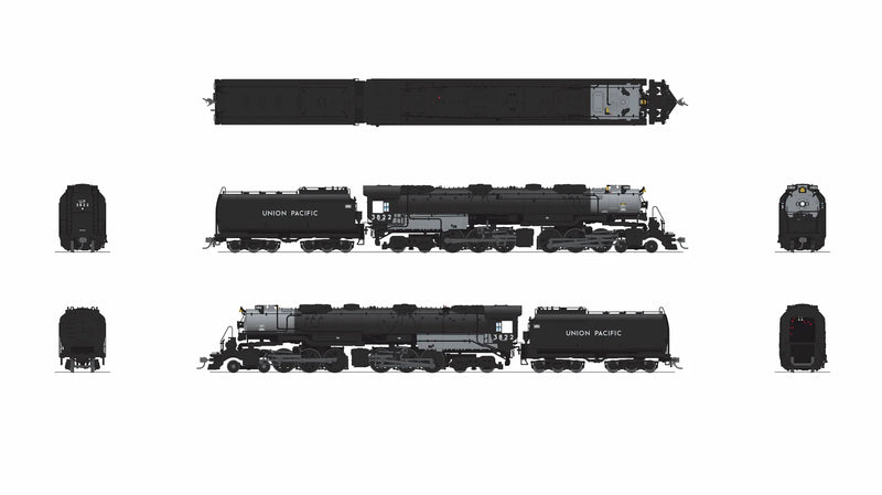 BLI HO Scale UP CSA-2 Early Challenger Union Pacific Cast Cylinder