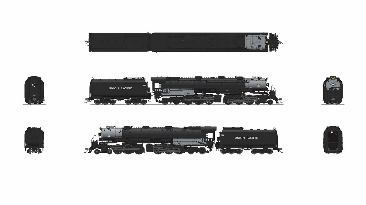 BLI HO Scale UP CSA-2 Early Challenger Union Pacific Rebuilt Engine