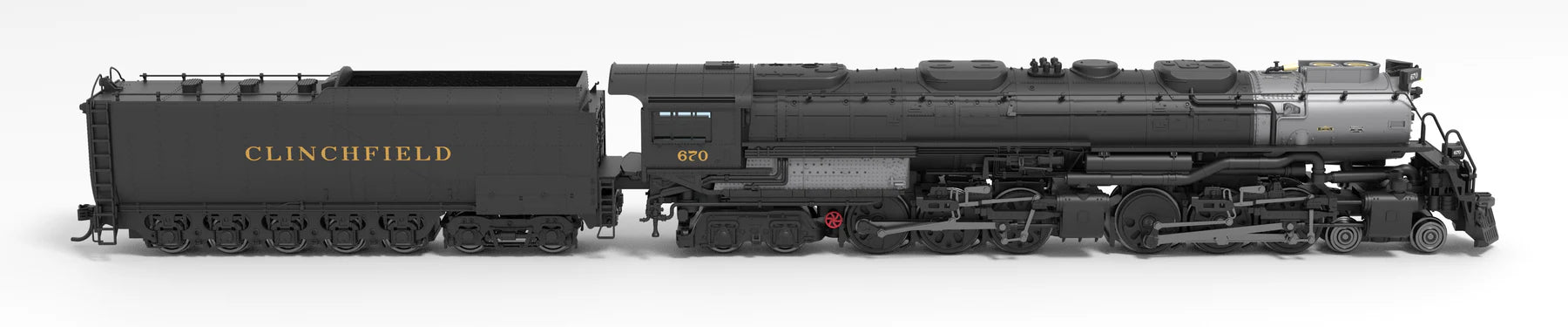 BLI N Scale 4-6-6-4 Challenger Steam Loco Clinchfield - Paragon4 (DC/DCC/Sound/Smoke)