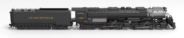 BLI N Scale 4-6-6-4 Challenger Steam Loco Clinchfield - Paragon4 (DC/DCC/Sound/Smoke)