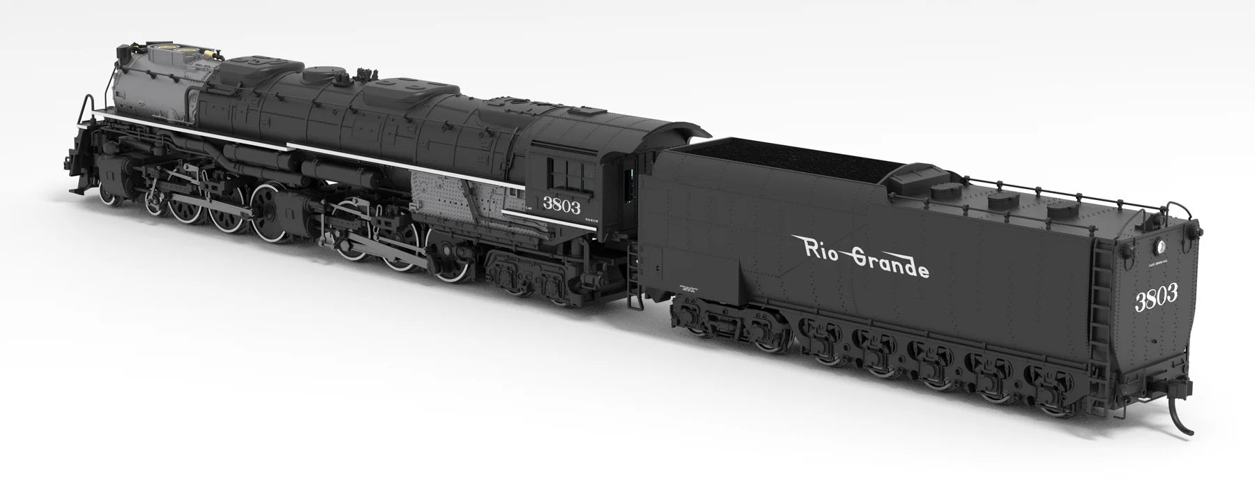 BLI N Scale 4-6-6-4 Challenger Steam Loco Rio Grande D&RGW - Paragon4 (DC/DCC/Sound/Smoke)