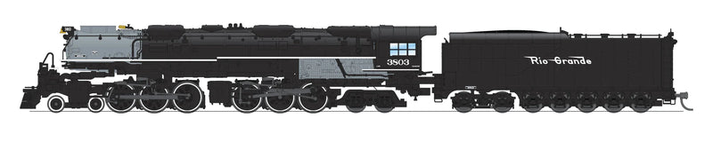 BLI N Scale 4-6-6-4 Challenger Steam Loco Rio Grande D&RGW - Stealth DC