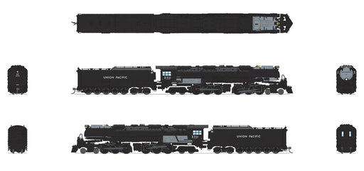 BLI N Scale 4-6-6-4 Challenger Steam Loco Union Pacific UP - Stealth DC (Oil Tender)