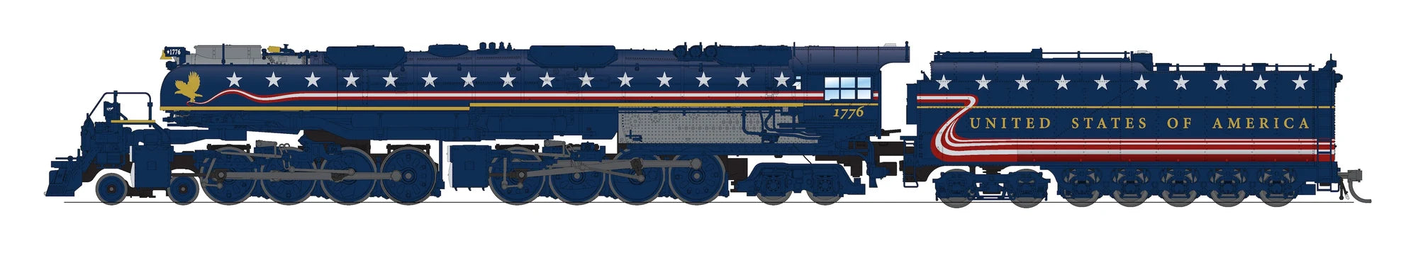 BLI N Scale Big Boy 4-8-8-4 AFT 250 Fantasy Scheme