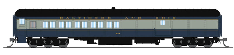 BLI N Scale Coach-Baggage Combine Baltimore & Ohio B&O