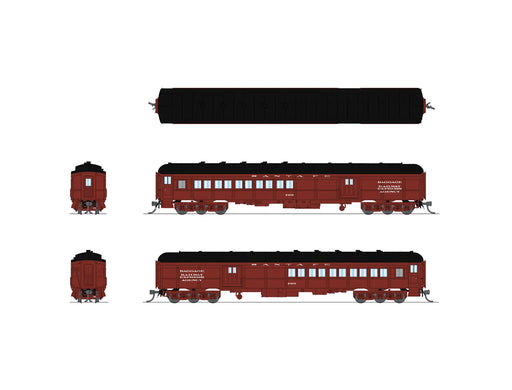 BLI N Scale Coach-Baggage Combine Santa Fe ATSF