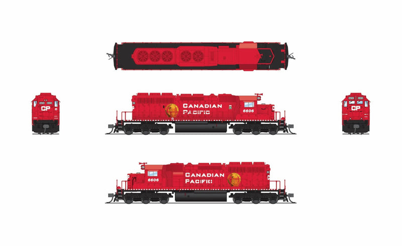 BLI N Scale EMD SD40-2 Diesel Canadian Pacific CP