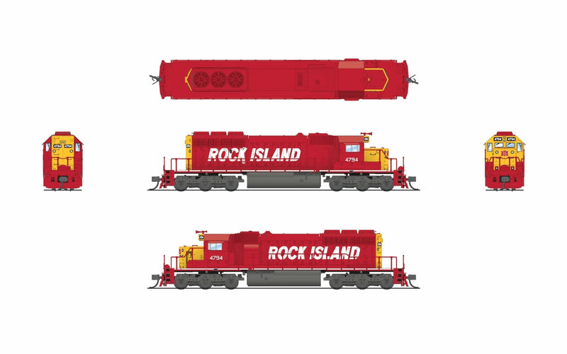 BLI N Scale EMD SD40-2 Diesel Rock Island Paragon4 (Sound/DC/DCC)