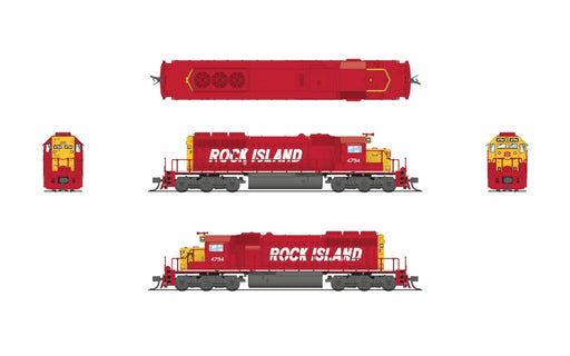 BLI N Scale EMD SD40-2 Diesel Rock Island Paragon4 (Sound/DC/DCC)