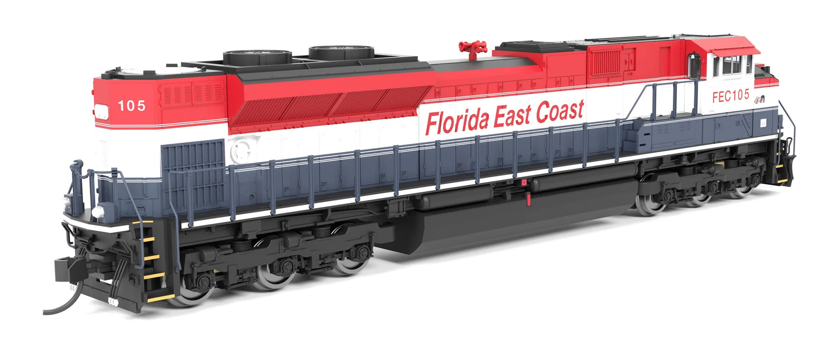 BLI N Scale EMD SD70ACe Florida East Coast "Red White & Blue" FEC Paragon4 (Sound/DC/DCC)