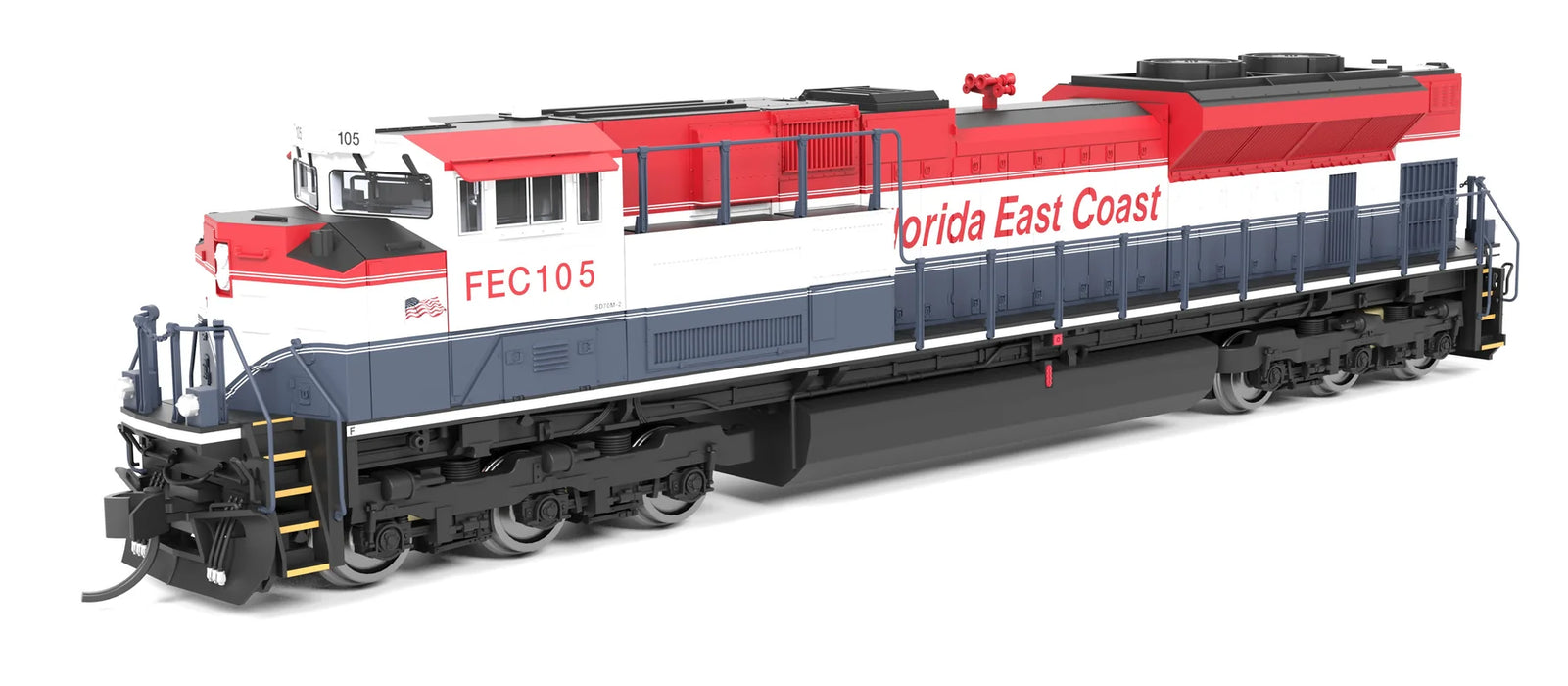 BLI N Scale EMD SD70ACe Florida East Coast "Red White & Blue" FEC Paragon4 (Sound/DC/DCC)