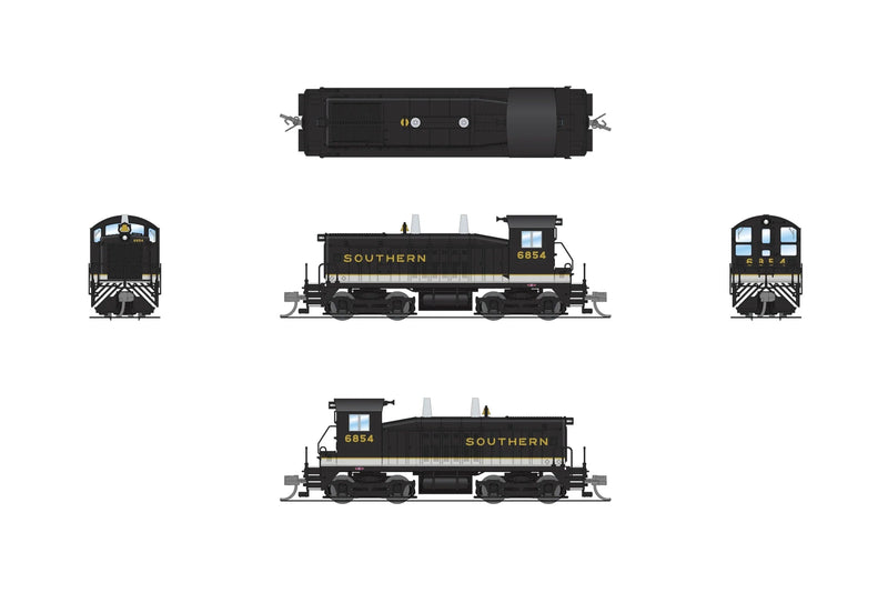 BLI N Scale EMD SW7 Diesel Southern