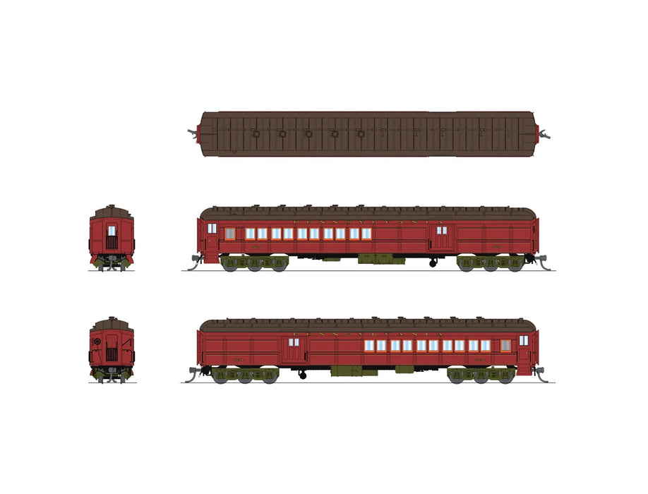 BLI N Scale PB70 Coach-Baggage Combine Pennsylvania PRR 1930's Paint