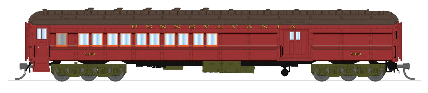 BLI N Scale PB70 Coach-Baggage Combine Pennsylvania PRR 1930's Paint