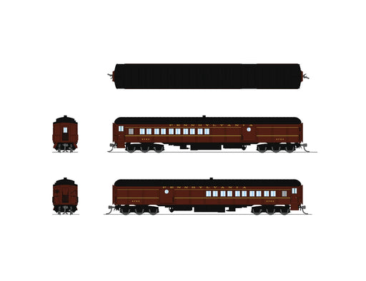 BLI N Scale PB70 Coach-Baggage Combine Pennsylvania PRR Late 1940's Paint