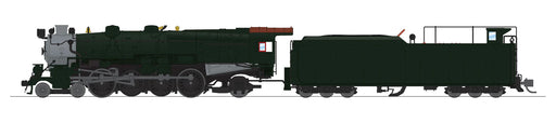 BLI N Scale PRR M1a 4-8-2 Steam Loco Unlettered