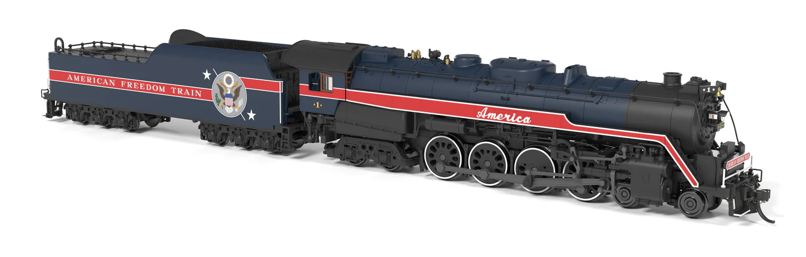 BLI N Scale Reading T-1 4-8-4 American Freedom Train #1 Restoration Appearance