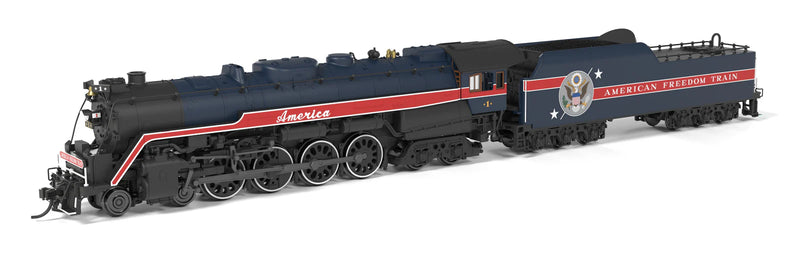 BLI N Scale Reading T-1 4-8-4 American Freedom Train #1 Restoration Appearance