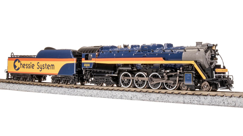 BLI N Scale Reading T-1 4-8-4 Chessie Steam Special 2101