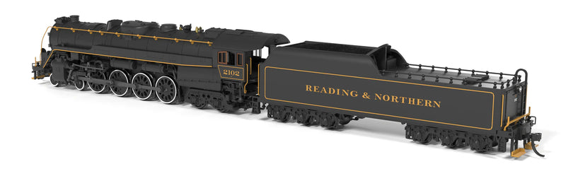 BLI N Scale Reading T-1 4-8-4 Reading & Northern RBMN 2102 Modern Appearance