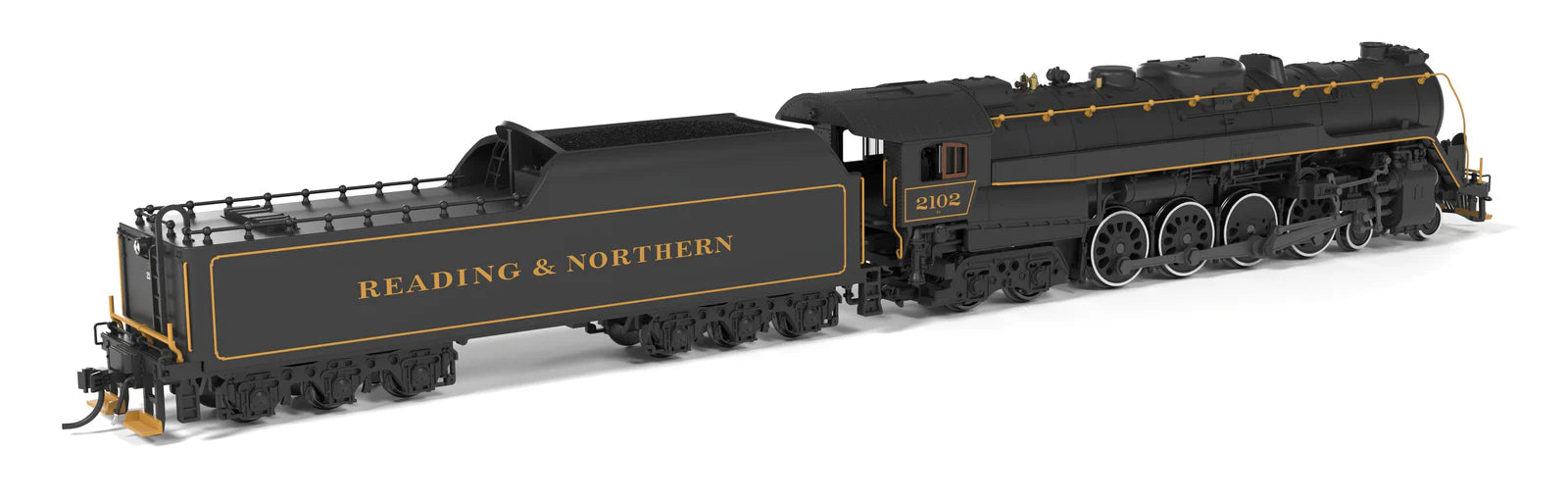 BLI N Scale Reading T-1 4-8-4 Reading & Northern RBMN 2102 Modern Appearance